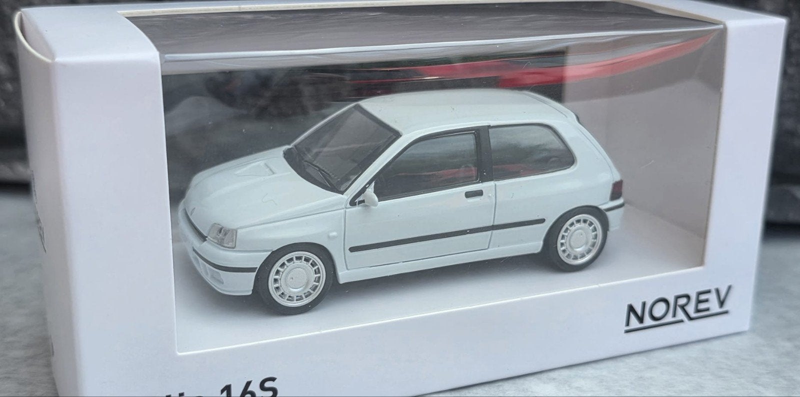 Renault Clio 16S White 1/43éme, Neuf, Enlèvement ou Envoi, Voiture, Norev