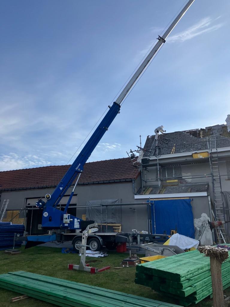Dakdekkerskraan, Articles professionnels, Machines & Construction | Grues & Excavatrices, Grue, Enlèvement
