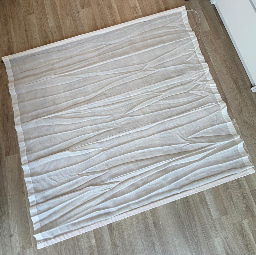 Store bateau voilage — Beige sable | 30€, Crème, Comme neuf, 100 à 150 cm, Enlèvement