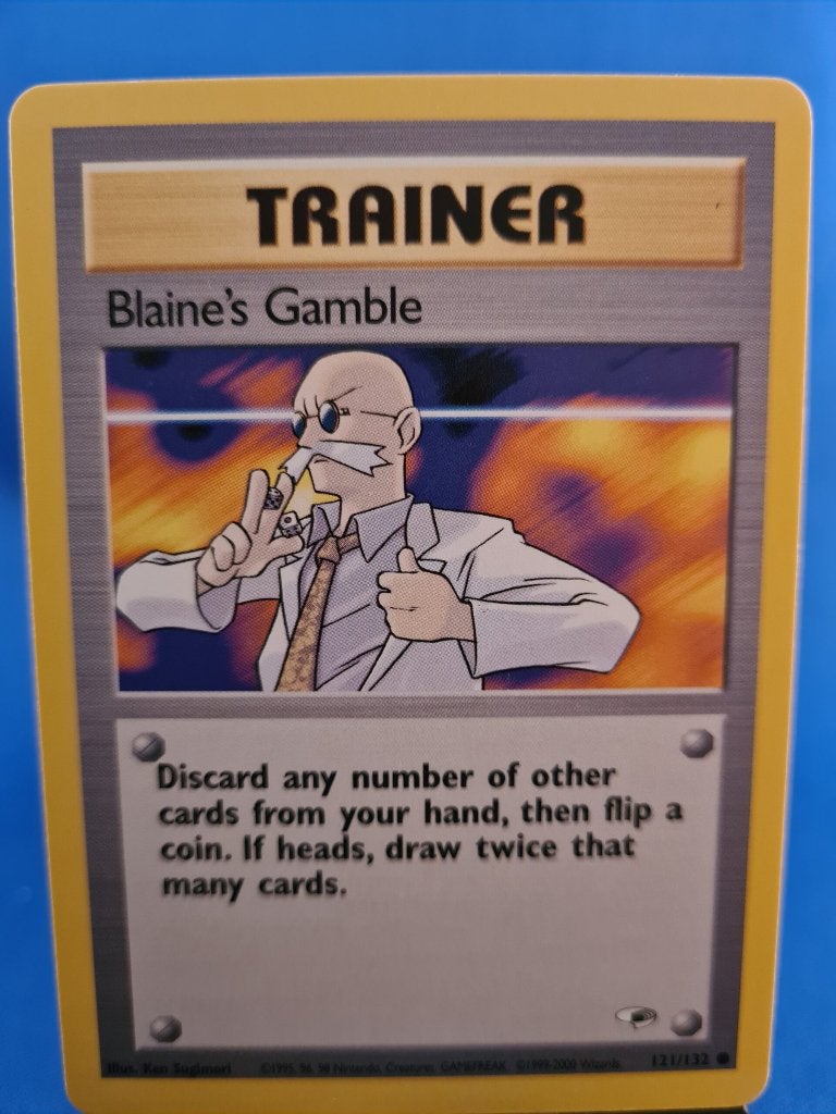 Blaine's Gamble 121/132 - Gym Heroes, Envoi, Utilisé
