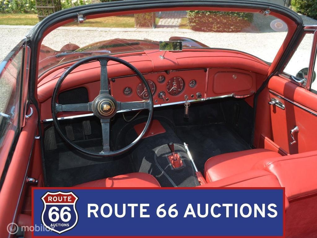 Jaguar XK150 Cabriolet | 1959 | Route 66 Auctions, Zwart, Bedrijf, Handgeschakeld, Overige carrosserie
