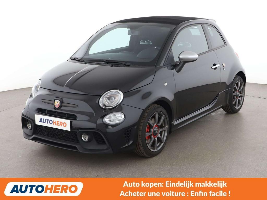Abarth 595C 1.4 Turbo (bj 2018), Auto's, Abarth, Voorwielaandrijving, Stof, Gebruikt, Zwart