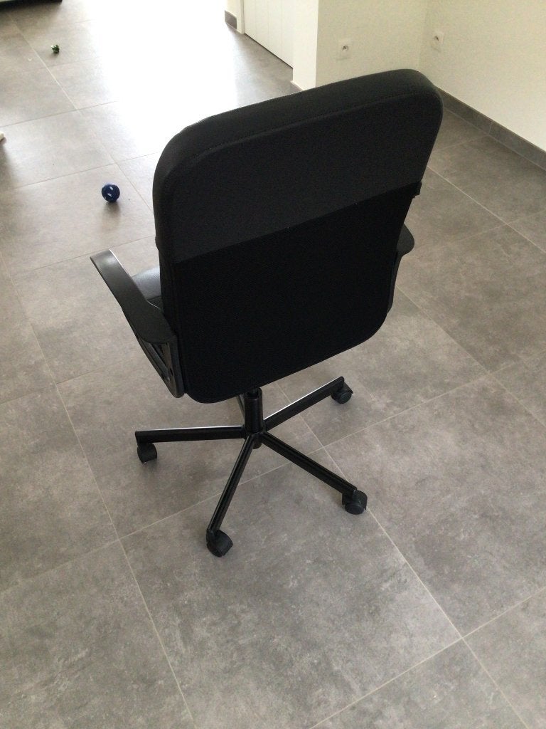 Bureaustoel, Ophalen, Gebruikt, Zwart, Bureaustoel