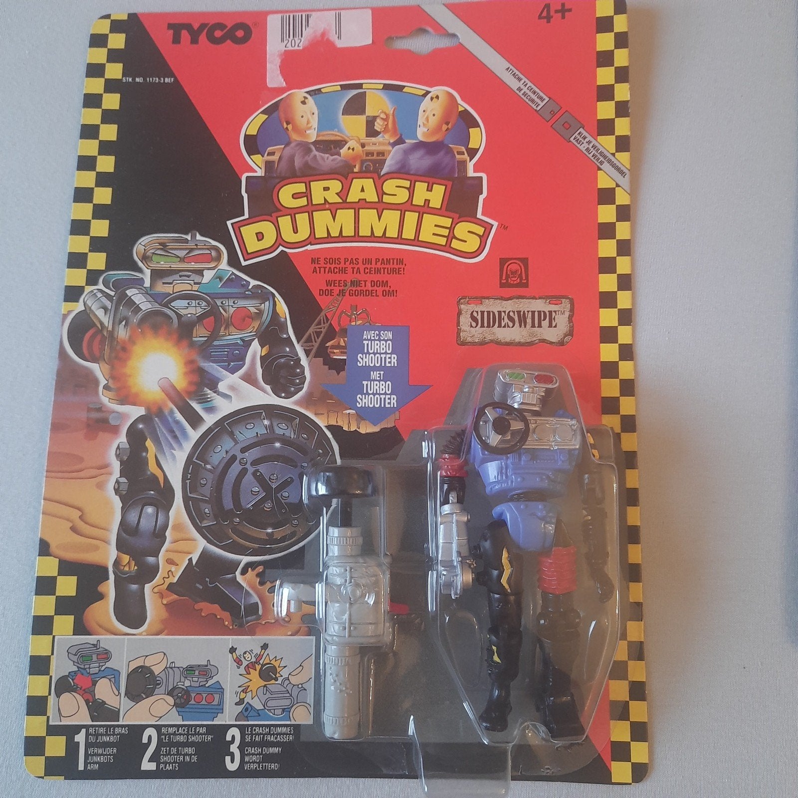 CRASH DUMMIES*TYCO* SIDESWIPE *VINTAGE*NEW* MINT *, Verzamelen, Overige Verzamelen, Ophalen, Nieuw