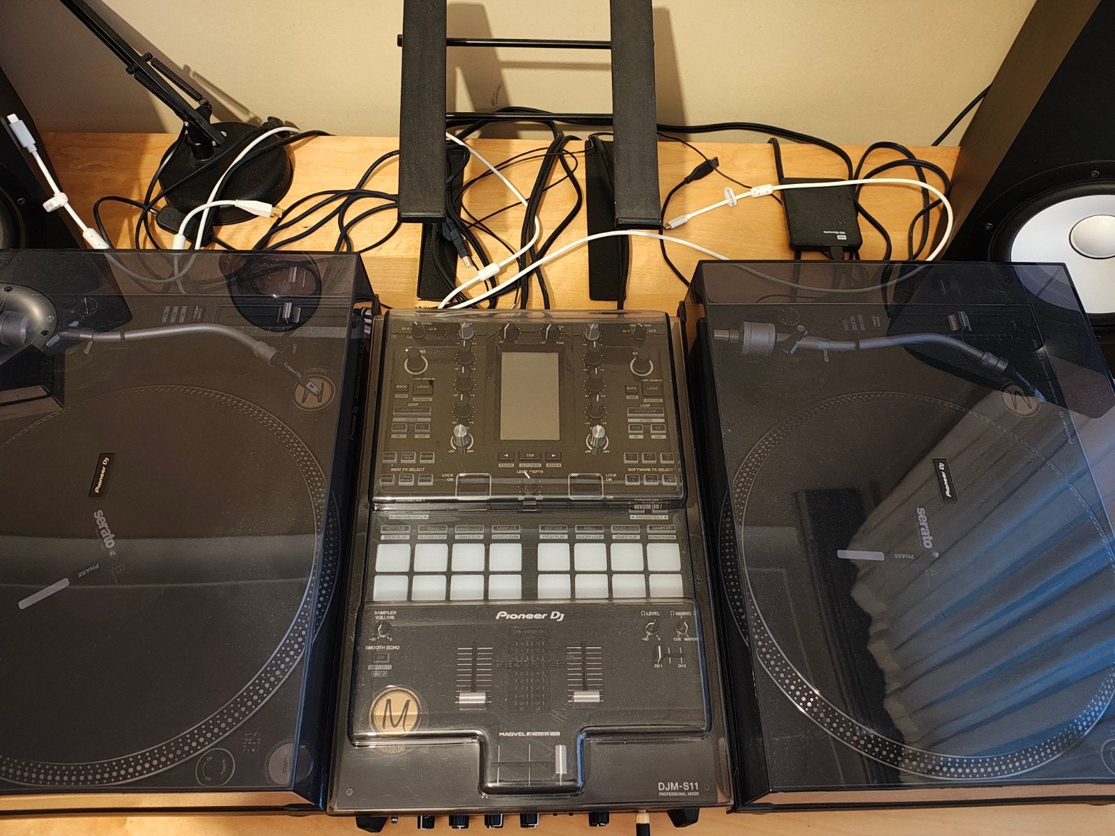 Volledige Pioneer DJ set-up + accessoires, Muziek en Instrumenten, Ophalen, Zo goed als nieuw, Minder dan 5 kanalen, Microfooningang