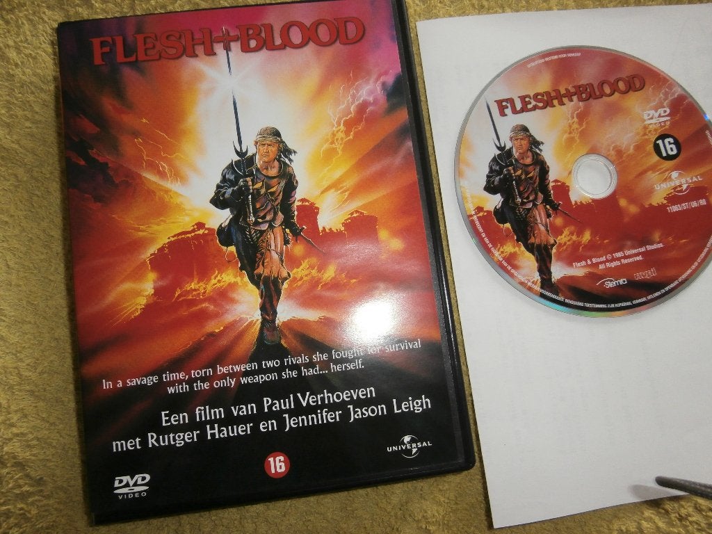 DVD - Flesh+Blood (1985) - Film van Paul Verhoeven., CD & DVD, DVD | Action, Action, Enlèvement ou Envoi, Anglais, À partir de 16 ans
