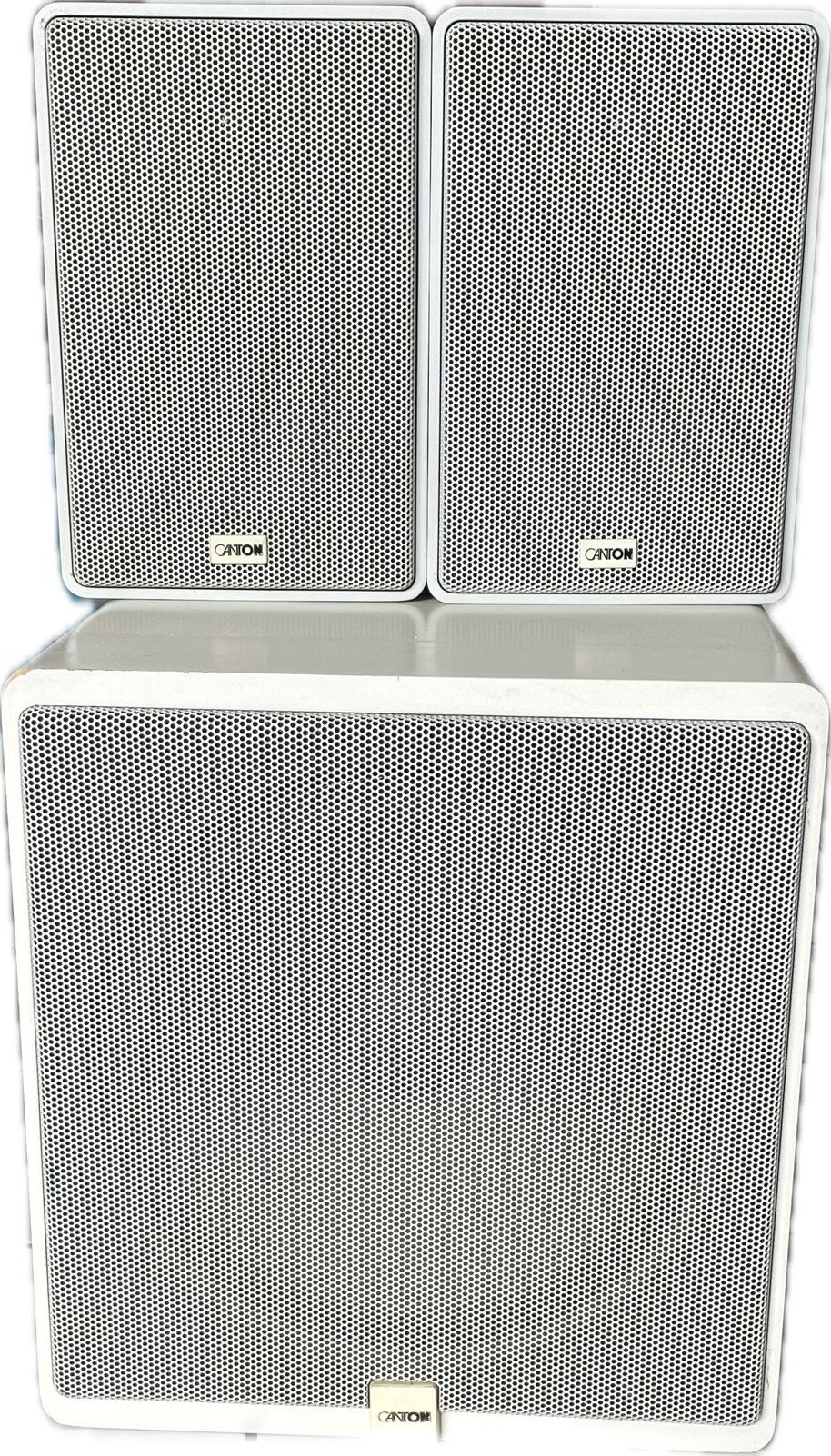 2 boxen wit Canton GL 260 2x 100W  1 Subwoofer Plus, Enlèvement, Comme neuf, Subwoofer