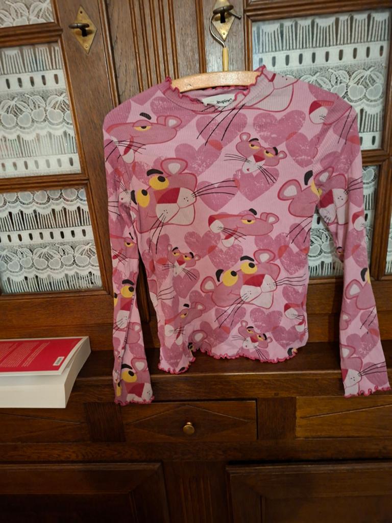 T-shirt voor meisjes. Maat 13-14 jaar. Desigual. Pink Panthe, Kinderen en Baby's, Kinderkleding | Maat 158, Ophalen of Verzenden