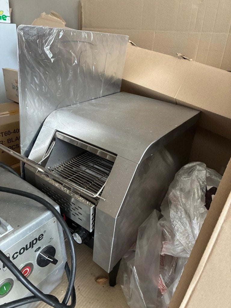 Professionele RVS Doorloopbroodrooster, Ophalen, Gebruikt