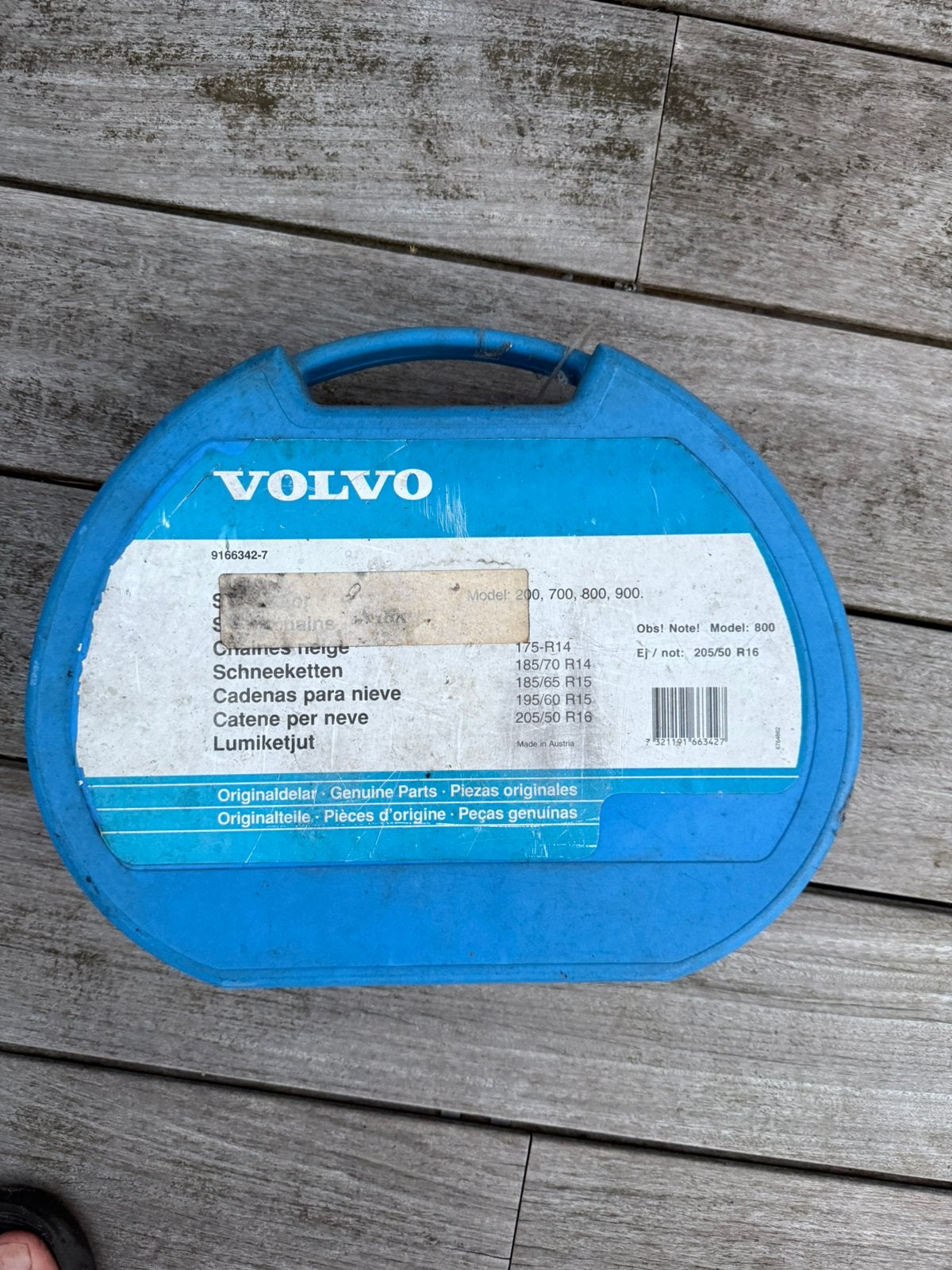 Sneeuwkettingen volvo v40, Autos : Divers, Chaînes, Enlèvement, Comme neuf