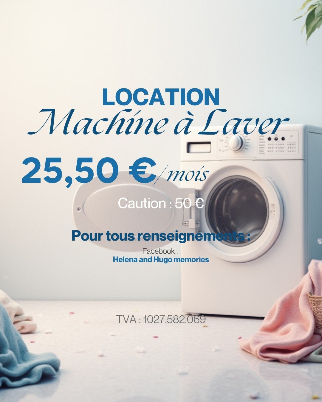 Machine à laver.