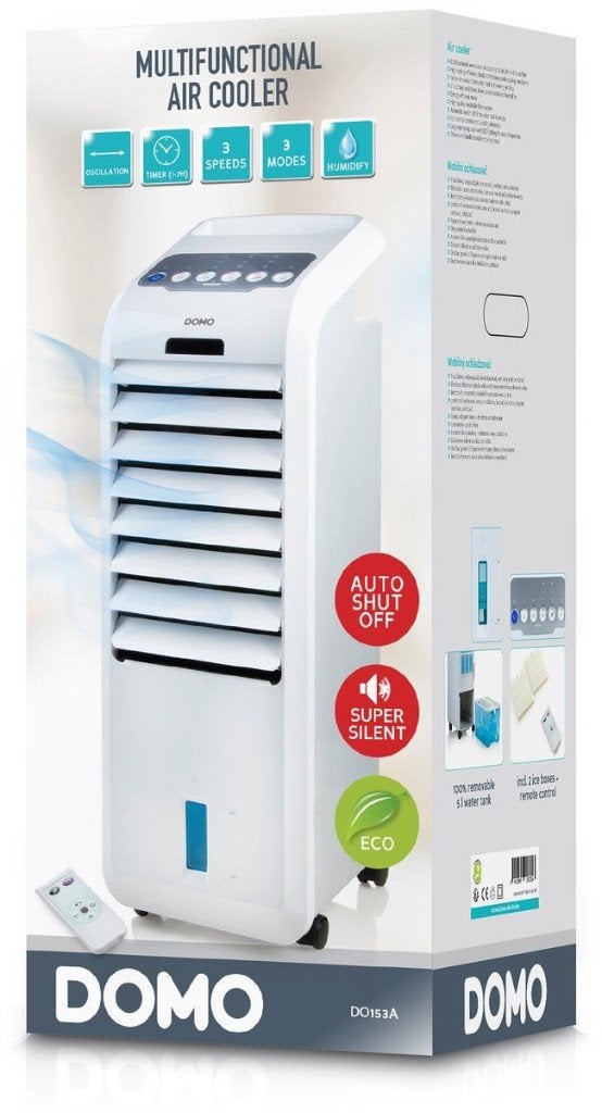 Climatisation et refroidisseur d'air Domo DO153A -(Nouveau), Enlèvement, Neuf, Climatiseur mobile, Télécommande