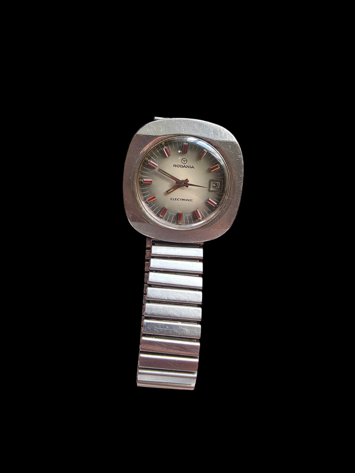 montre vintage Rodania Electronic des années 1970, Bijoux, Sacs & Beauté, Montres | Anciennes | Antiquités, Montre-bracelet, Autres marques