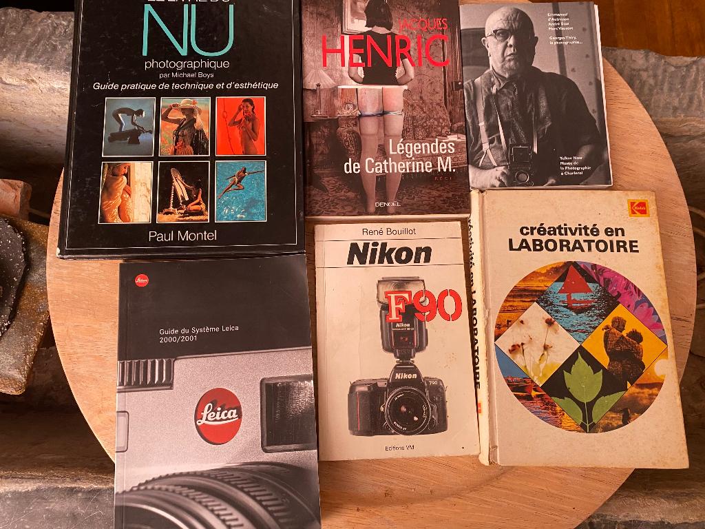 LOT de 6 livres PHOTOS :NUS ,Leica,Nikon......., Enlèvement ou Envoi, Autres sciences, Utilisé, Collectif