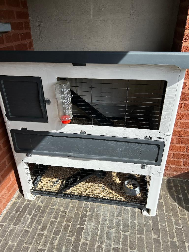 Ferplast konijnen/cavia hok met ren L 135 x B 72 x H 120 cm, Ophalen, 90 cm of meer, Hok, Fret