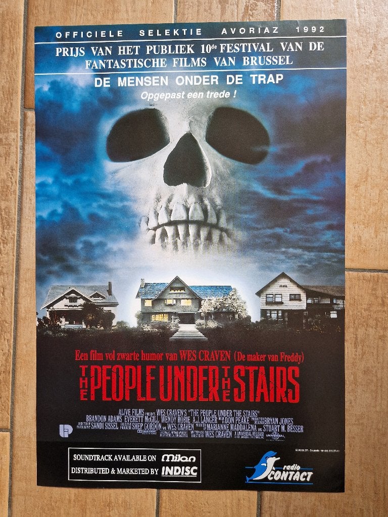 filmaffiche The People Under The Stairs filmposter, Enlèvement ou Envoi, Rectangulaire vertical, A1 jusqu'à A3, Comme neuf