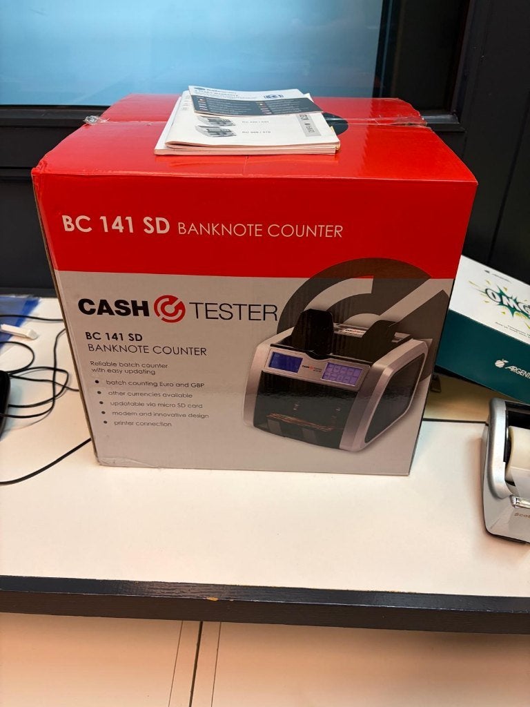 geldtelmachine Cash tester BC141 SD, Zakelijke goederen, Ophalen of Verzenden