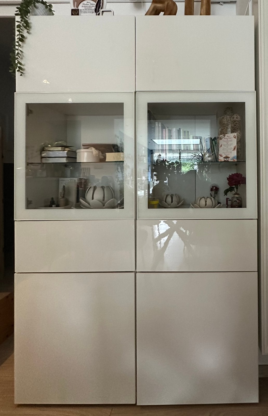 Vitrine / combinaison IKEA. BESTÅ, Maison & Meubles, Enlèvement, Comme neuf, Verre