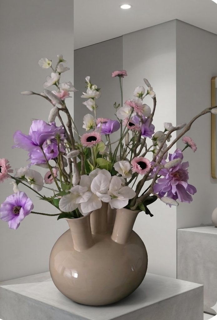 Toetervaas colmore, Handgemaakt, Nieuw, Ophalen of Verzenden, Bloemstuk