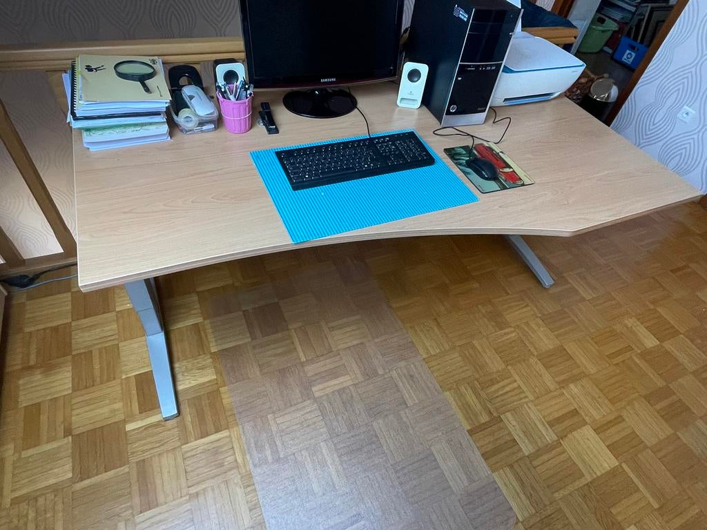Bureau, Enlèvement, Réglable en hauteur, Comme neuf
