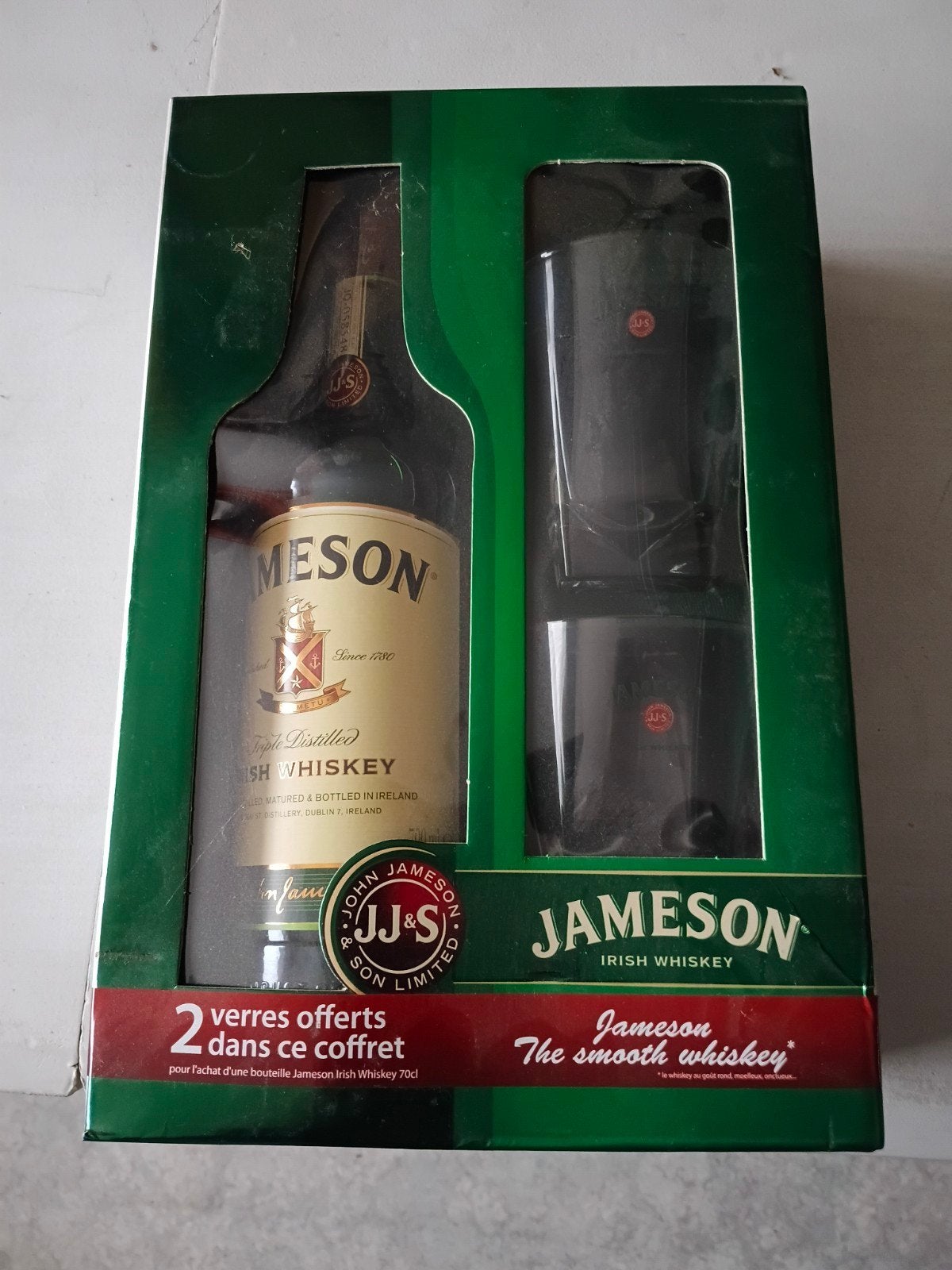 Geschenkverpakking Jameson met 2 glazen, Verzamelen, Ophalen, Nieuw, Overige typen