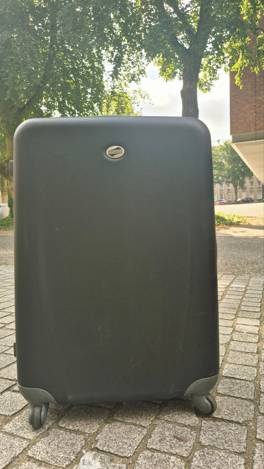 reiskoffer op wieletjes American express, Handtassen en Accessoires, Koffers, Ophalen, Gebruikt, Hard kunststof, Slot