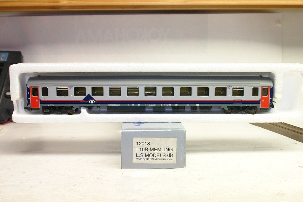LS MODELS 12018 i10B LIVREE MEMLING SNCB NMBS HO, Overige merken, Gelijkstroom of Wisselstroom, Wagon, Ophalen of Verzenden