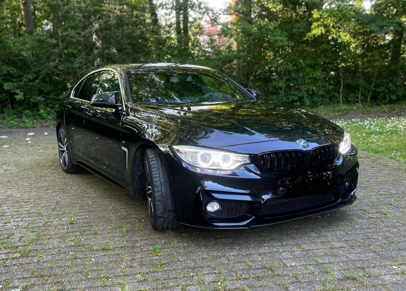 Bmw 418D M gran coupe, Auto's, Automaat, Achterwielaandrijving, Zwart, Diesel