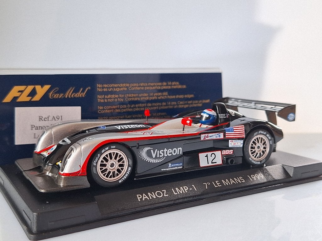 Fly Panoz LMP-1 #12 7º le Mans 1999 Visteon A91, Overige merken, Racebaan, Nieuw, Ophalen of Verzenden