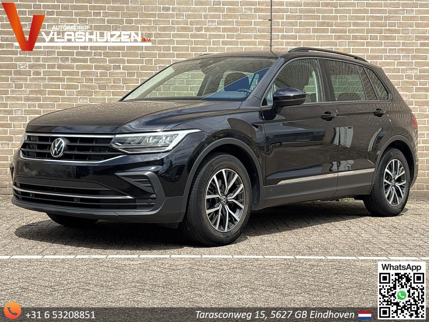 Volkswagen Tiguan 1.5 TSI Life Business | € 14.000,- NETTO!, Auto's, Volkswagen, Zwart, Navigatiesysteem, Zwart, Bedrijf