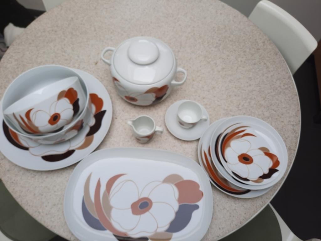 Prachtig servies, bijna volledig., Antiek en Kunst, Ophalen