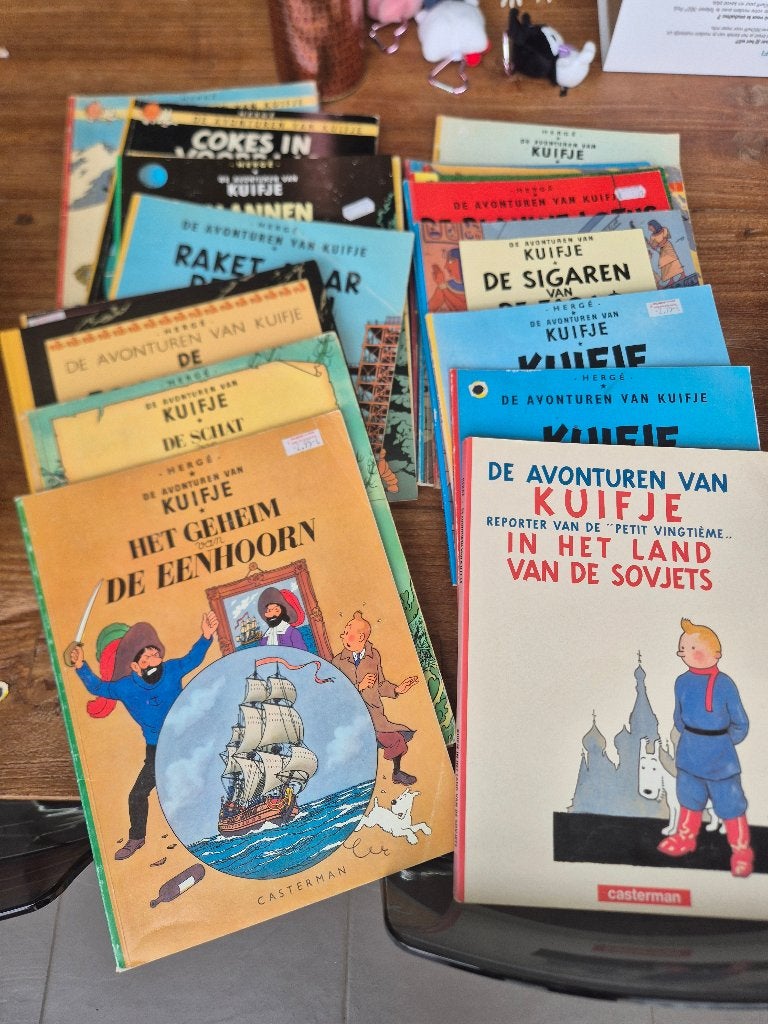 Strips, meerdere reeksen, Kuifje, Asterix, Blake&Mortimer..., Boeken, Complete serie of reeks, Ophalen, Gelezen