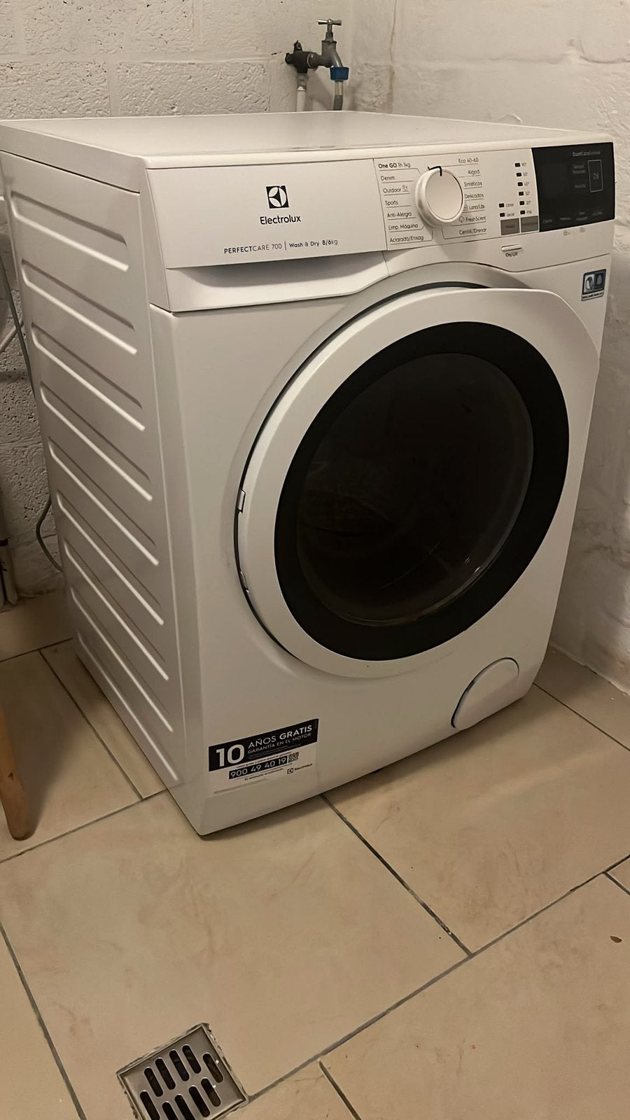 Lave-linge séchant Electrolux PerfectCare 700 – 8/6 kg, Electroménager, 85 à 90 cm, Comme neuf, Chargeur frontal, Enlèvement