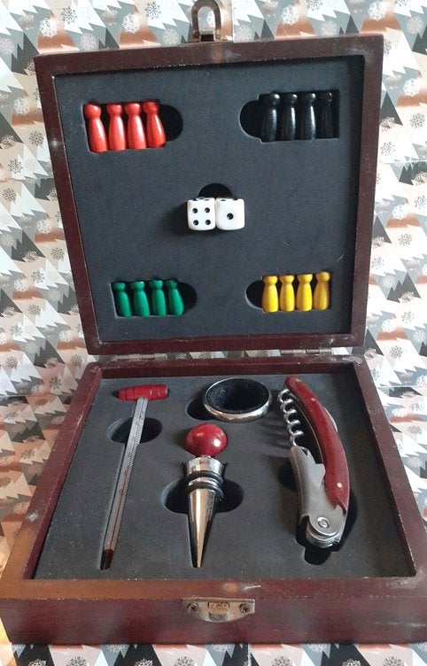 coffret 2 en 1 jeu de cheval et sommelier, Huis en Inrichting, Ophalen of Verzenden, Gebruikt, Hout, Overige stijlen