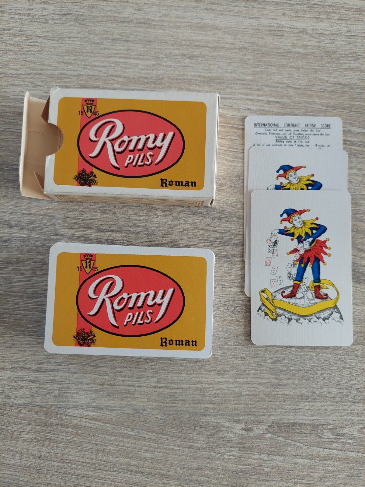 speelkaarten  romy pils, Collections, Enlèvement ou Envoi, Comme neuf, Carte(s) à jouer