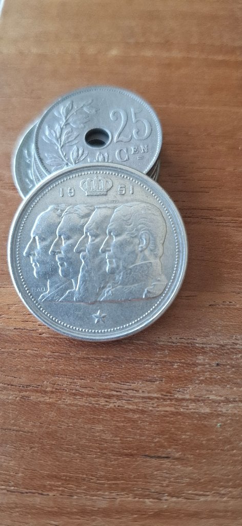 Belgische oude munten, Postzegels en Munten, Ophalen, Zilver, Losse munt, Zilver