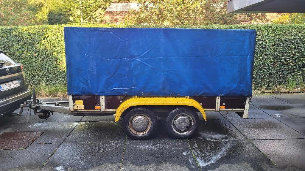 aanhangwagen remorque laadvermogen 1360 kilo, Auto diversen, Ophalen, Gebruikt