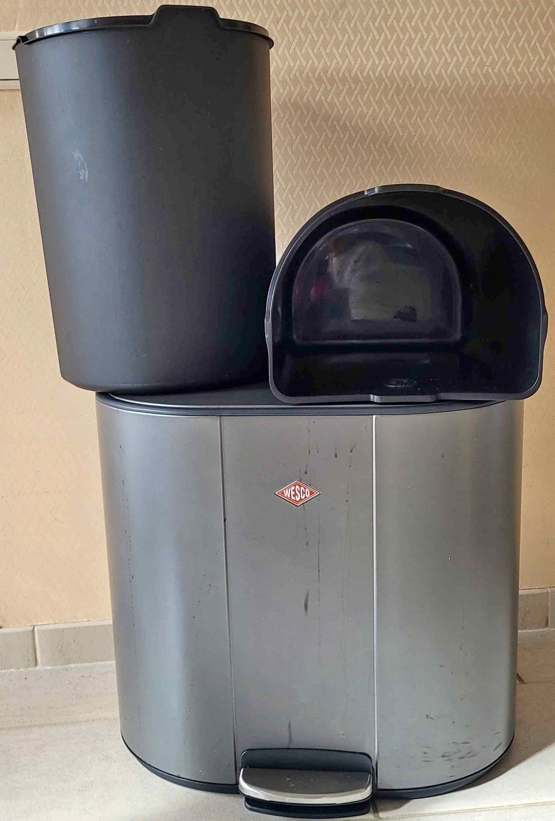 poubelle WESCO, Huis en Inrichting, Ophalen, Met pedaal, 40 liter of meer, Zo goed als nieuw