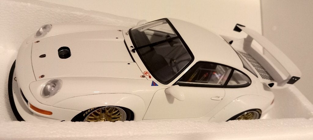 1/18 Porsche 993 GT2 Evo Grand Prix White 1998 GT Spirit, Ophalen of Verzenden, Nieuw, Auto, Overige merken