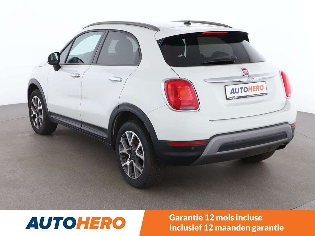 Fiat 500X 1.4 Turbo Cross (bj 2015, automaat), Auto's, Gebruikt, Zwart, 136 pk, 500X