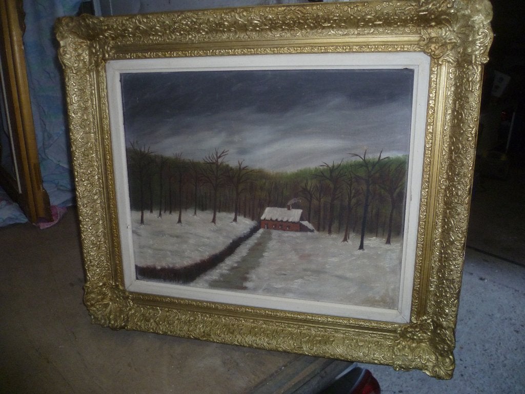 OUDE SCHILDERIJ OP DOEK, Antiek en Kunst, Ophalen