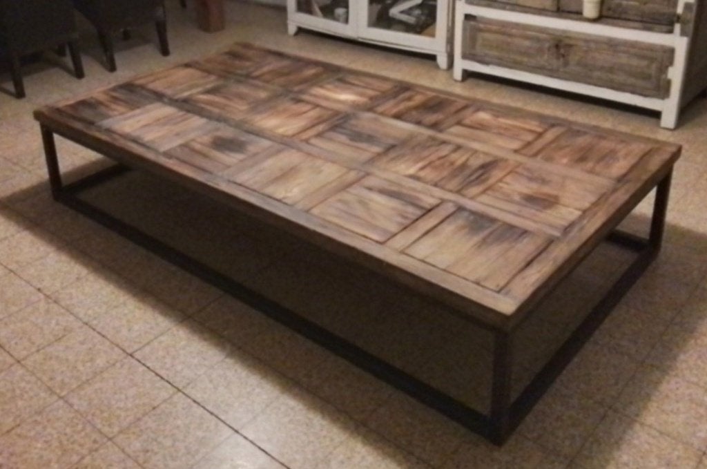 Grande table chêne massif salon 180 sur 100 cm, Ancien, 150 à 200 cm, Chêne, Enlèvement