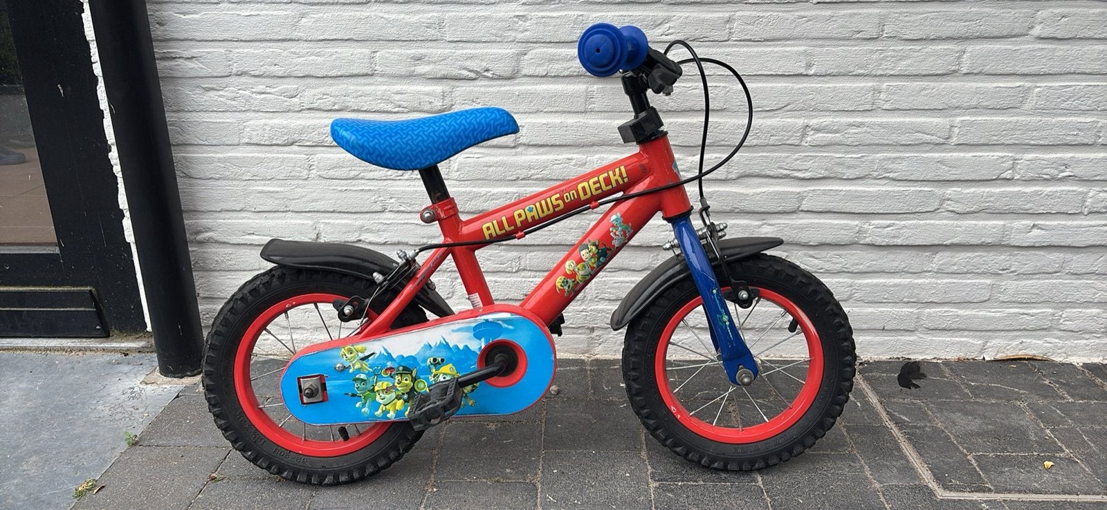 Fiets paw patrol 12 inch, Ophalen, Gebruikt, Minder dan 16 inch