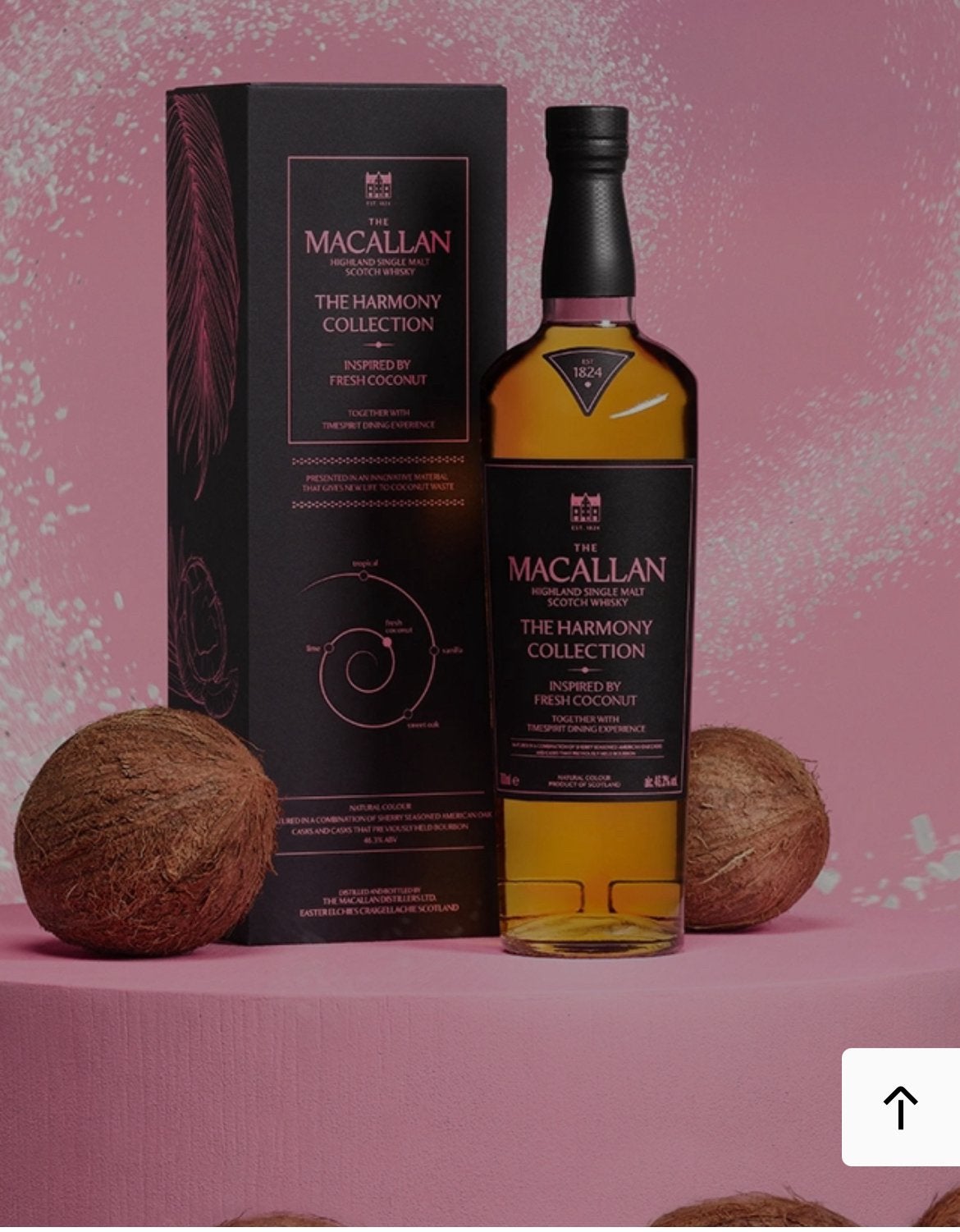 Macallan harmony collection inspired by fresh coconut, Ophalen of Verzenden, Zo goed als nieuw
