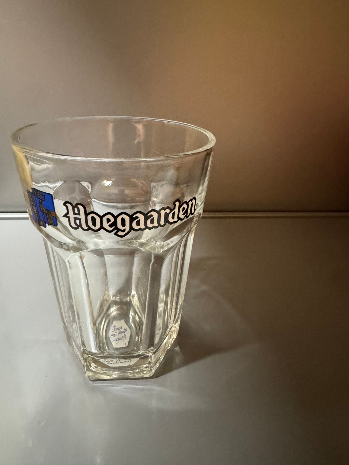 Bierglas Hoegaarden, Verzamelen, Ophalen, Zo goed als nieuw, Bierglas