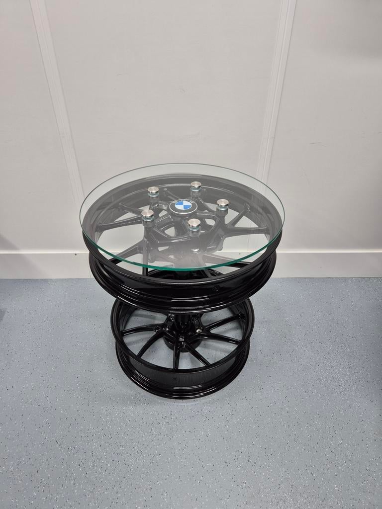 Unieke BMW Motorrad sidetable bijzettafel R1200GS GS mancave, Motoren, Ophalen of Verzenden