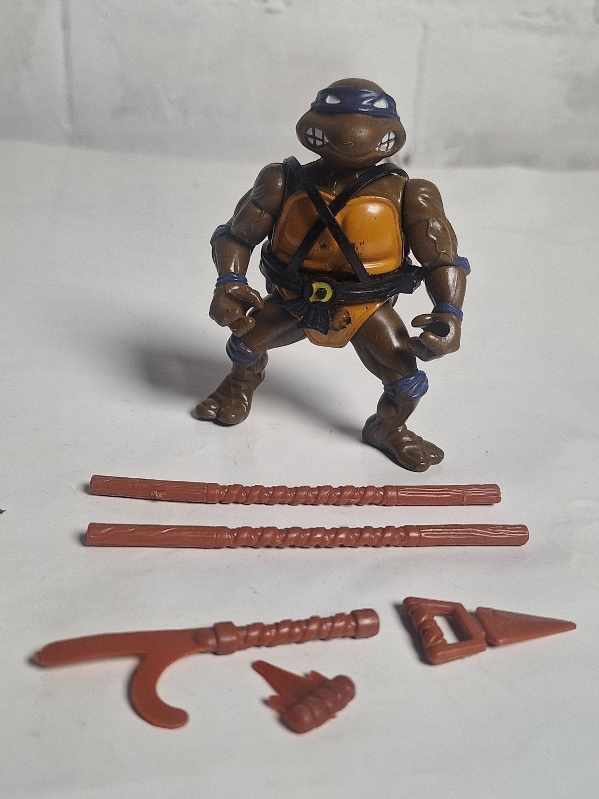 Teenage Mutant Ninja Turtles - Donatello - Playmates 1988, Ophalen of Verzenden, Gebruikt