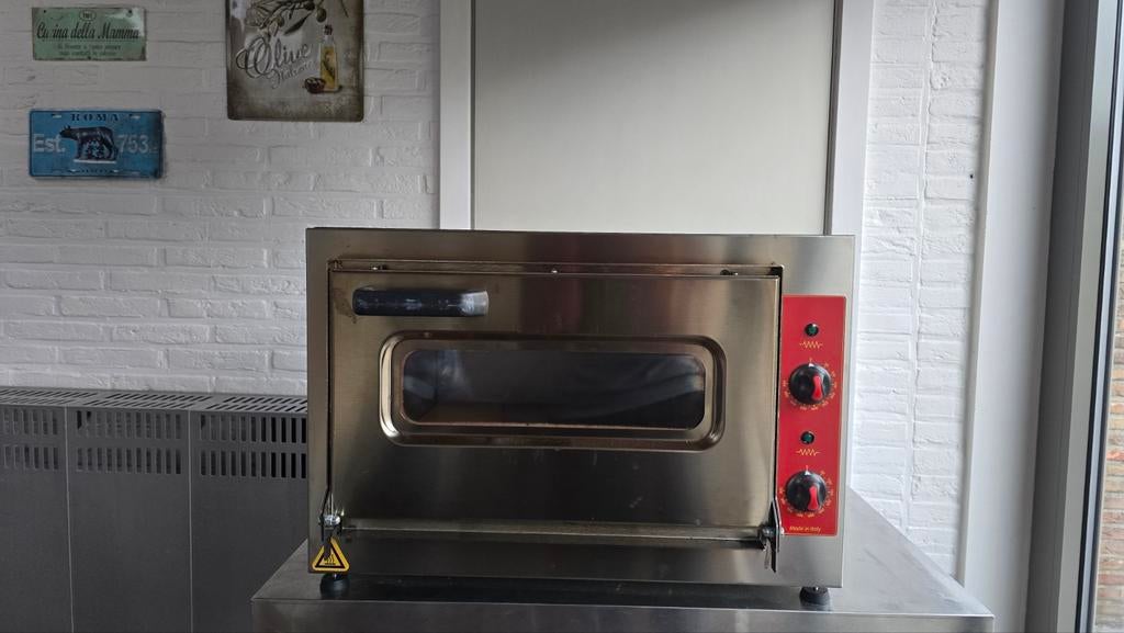 Elektrische oven voor pizza en brood, weinig gebruikt., Ophalen, Ovens, Microgolfovens en Steamers