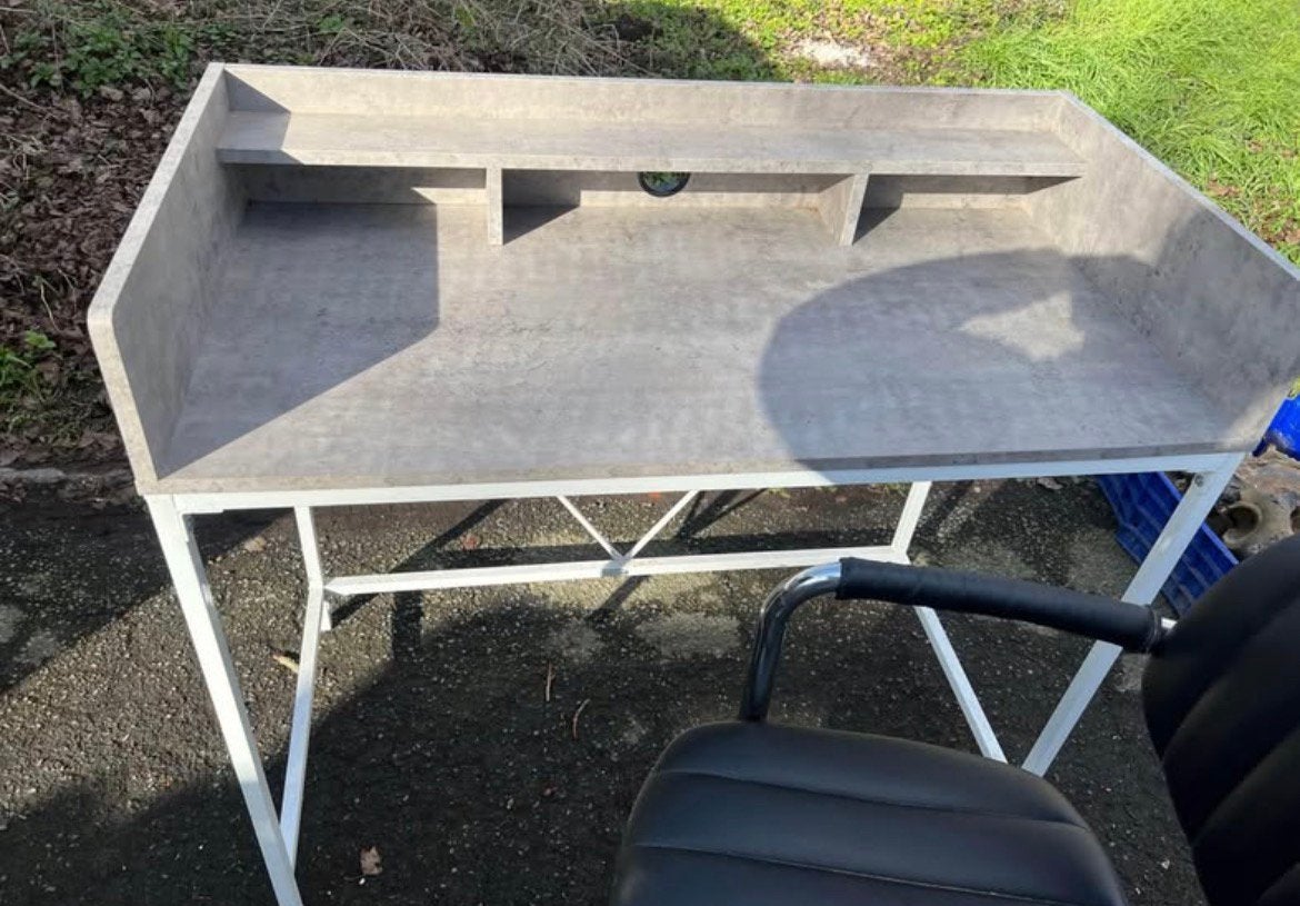 Bureau avec chaise, Caravanes & Camping, Enlèvement, Comme neuf
