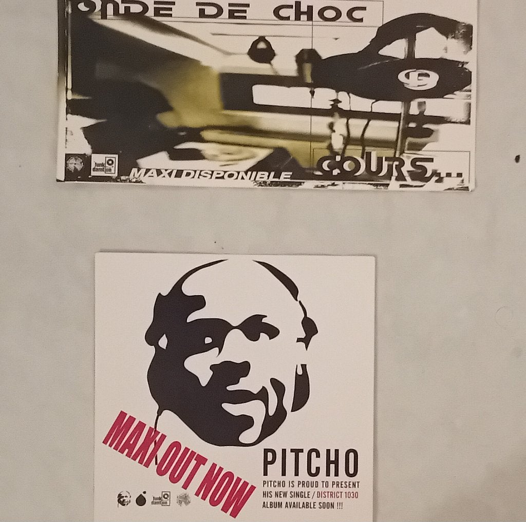 Pitcho ODC Onde de choc : flyer et sticker, Enlèvement ou Envoi, Utilisé, Autres types